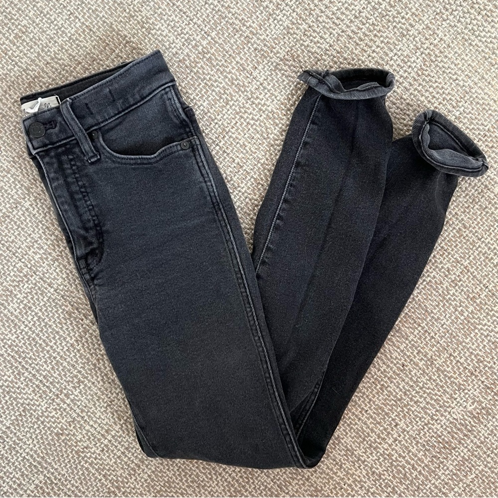 Madewell Faded Black Skinny Jeans